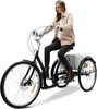 26 Zoll Dreirad 6 Gang Fahrrad Erwachsenen Dreirad Produktbild-Vorschau 1