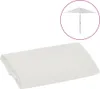 vidaXL Copertura di ricambio per ombrellone bianco sabbia Anteprima dell’immagine prodotto 8