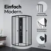 Dusche Komplett MARWELL Komplettdusche Fertigdusche Factory Produktbild-Vorschau 1