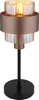 Globo Lighting Tischleuchte Metall schwarz matt, Glas Produktbild-Vorschau 1