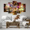 Bild auf Leinwand - Leinwandbild - Street Lichter Nacht Produktbild-Vorschau 6