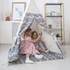 Tipi tent voor kinderen, gemaakt van linnen en katoen | Productafbeelding-voorbeeld 2