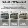 MODFU Zweisitzer-Klappsofa mit Seitentasche Produktbild-Vorschau 6