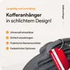 Aluminium Kofferanhänger Set 4 Stück – Gepäckanhänger mit Produktbild-Vorschau 5