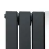 Grzejnik z lustrem - 1800 mm x 425 mm - antracytowy szary Podgląd zdjęcia produktu 3
