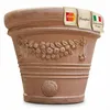Teramico Terracotta Topf "Festone" frostfest optional mit Produktbild-Vorschau 1
