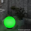 Kugelleuchte Kugellampe RGB Außenleuchte Ø 50cm Gartenlampe Produktbild-Vorschau 6