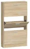 vidaXL Szafka na buty dąb 59x17x108 cm materiał Podgląd zdjęcia produktu 8
