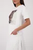 monari T-Shirt Creme Größe 40 mit Leoparden-Print und Produktbild-Vorschau 3
