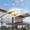 Sekey Ampelschirm Ø300cm Sonnenschirm UV50+ mit Kurbel & Produktbild-Vorschau 6