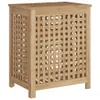 vidaXL Kôš na bielizeň 50x35x60 cm Teakové masívne drevo Náhľad obrázku produktu 3