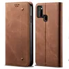 Galaxy A21S Pouzdro, Kožené Peněženkové Pouzdro s Náhled obrázku produktu 1