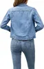 ASKSA Dámská džínová bunda Lehká krátká bunda Denim Jean Náhled obrázku produktu 4