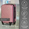 Xonic Design Reisekoffer mit Rollen 360° - ABS Produktbild-Vorschau 2