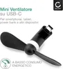 Mini ventilatore da smartphone, ventola usb-c portatile Anteprima dell’immagine prodotto 2