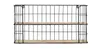 LIFA LIVING Wandregal Malaga | Metall & Holz | ca. 66,5 x Produktbild-Vorschau 2