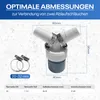 Waschmaschine und Geschirrspüller  Abfluss Adapter DN40 - Y Produktbild-Vorschau 2