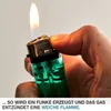 TOM Reibrad Feuerzeuge | 50er Display Set | 5 Farben | Produktbild-Vorschau 6