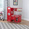KidKraft Kinder Holz Spielküche retro rote Vintage; 53173 Produktbild-Vorschau 2