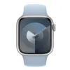 Silikon Sport Armband Hellblau kompatibel mit Apple Watch Produktbild-Vorschau 3