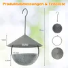 GOPLUS Vogelfutterhaus, 2-in-1-Futterspender & Vogelbad, Produktbild-Vorschau 2