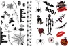 Oblique Unique Temporäre Tattoos für Kinder Halloween Produktbild-Vorschau 1