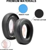 Close-up view of headphone ear pads, with callouts to materials. Voir les images du produit
