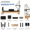 PH Fitness Reformer Pilates in legno di acero gommato con Anteprima dell’immagine prodotto 2