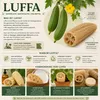 Luffa Waschschwamm 4er Set – Natürlicher Badeschwamm aus Produktbild-Vorschau 5