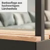 Gartenbank Truhebank Windschutz Sichtschutz transparent 185 Produktbild-Vorschau 4