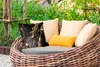 MuchoWow® Outdoor Kissen - Marmor - Silber - Gold - Produktbild-Vorschau 3