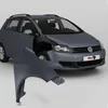 BLU Aile Compatible avec VW Volkswagen Golf V+ / Golf 5 Voir les images du produit 2