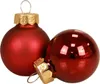 Kaemingk Weihnachts-Micro-Kugeln Ox Blood dunkelrot Ø 2,5 Produktbild-Vorschau 3