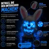 Horror Hase LED Grusel Maske - wie aus Purge steuerbar, Produktbild-Vorschau 2