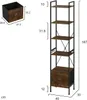 WOLTU Standregal, mit 5 Ablagen, 1 Schublade, Metallrahmen, Produktbild-Vorschau 7