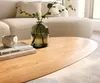 DELIFE Couchtisch Edge Oval 140x75 cm Eiche Natur Runde Produktbild-Vorschau 5
