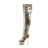 BLONDIE-R-3011 Damen Boots von Pleaser, Gold  , EU 39, US 9 Produktbild-Vorschau 3