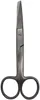 Ergonomische Linkshänder-Schere 14,5 cm mit spitz/stumpfer Schneide aus rostfreiem Edelstahl. Produktbild-Vorschau