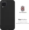 A black phone case with text describing its features. Podgląd zdjęcia produktu