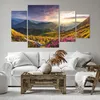 Bild auf Leinwand - Leinwandbild - Gebirge Wiese Landschaft Produktbild-Vorschau 6