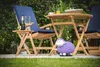 A garden set with chairs, a table, and a decorative sheep. Produktbild-Vorschau