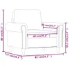 Sessel Blau 60 cm Samt Produktbild-Vorschau 8