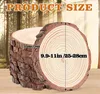 8 Stück Holzscheiben 25-28 cm Durchmesser, Runde Produktbild-Vorschau 6
