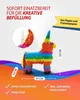 Piñata bunter Esel 41 x 55 cm Partyspiele Kinder Geburtstag Produktbild-Vorschau 5