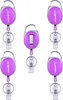 WEBBOMB 5x Ausweis Halter Lila mit JOJO Gürtel Clip & Produktbild-Vorschau 1
