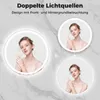 COSTWAY Spiegel mit Beleuchtung, Badspiegel rund, Produktbild-Vorschau 4