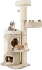 A cat tree with two cats on it, set against a white background. Podgląd zdjęcia produktu