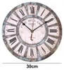 12 Zoll dicke Küchenwanduhr aus Holz – Retro-Bauernhausuhr, Produktbild-Vorschau 2