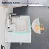 HOROW Lavabo a parete Lavabo sospeso rettangolare per bagno Anteprima dell’immagine prodotto 5