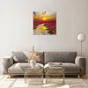 Bilder auf glas - See Blumen - 50x50cm - Glasbilder - Produktbild-Vorschau 7